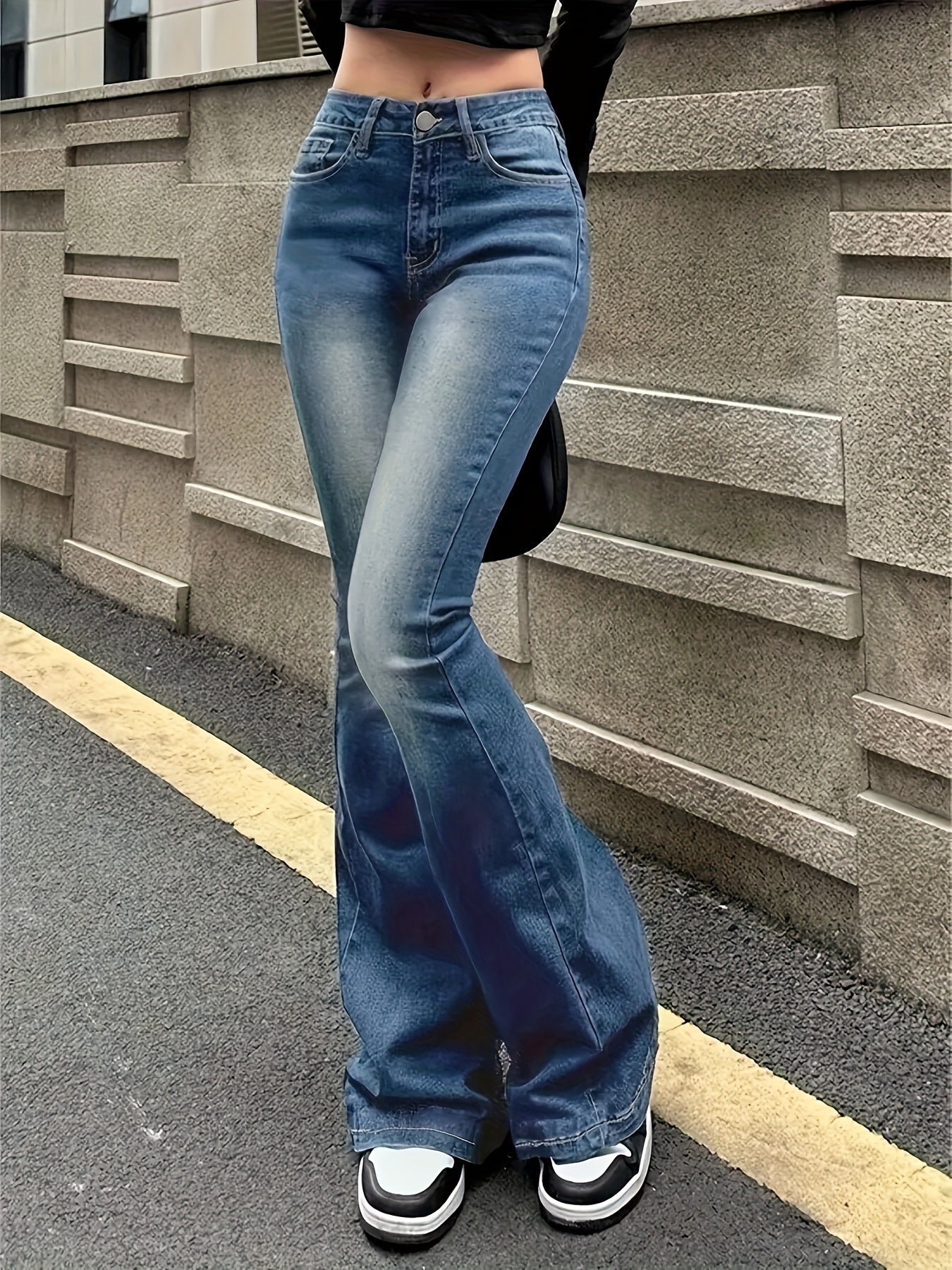 Mid-Rise Stretch Jeans