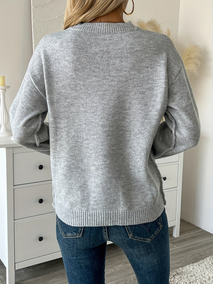 Elegant Long Sleeve Sweater