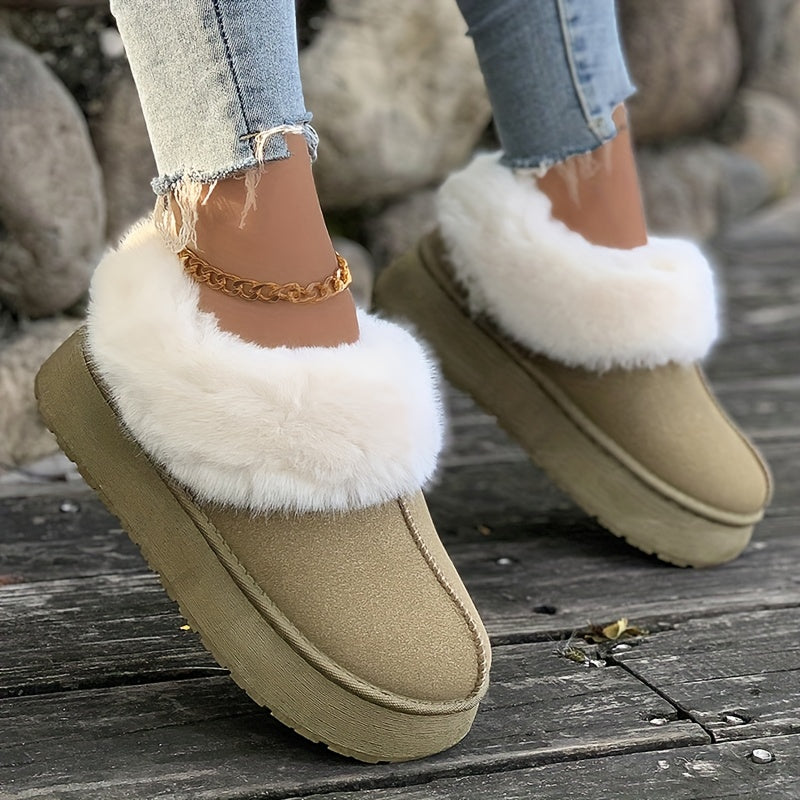 Plush Lined Snow Boots