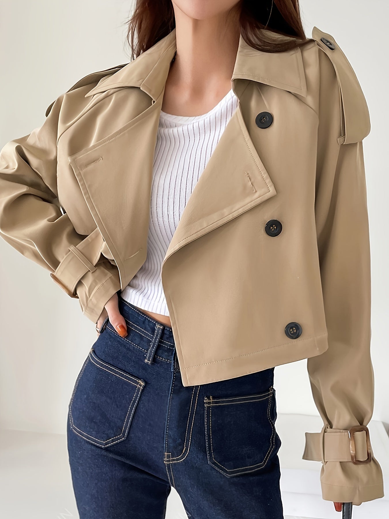 Elegant Pea Coat for Women