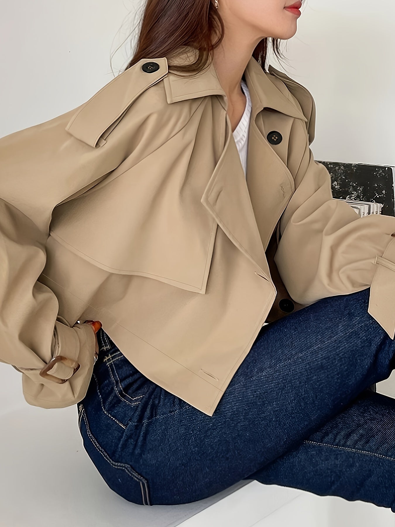 Elegant Pea Coat for Women