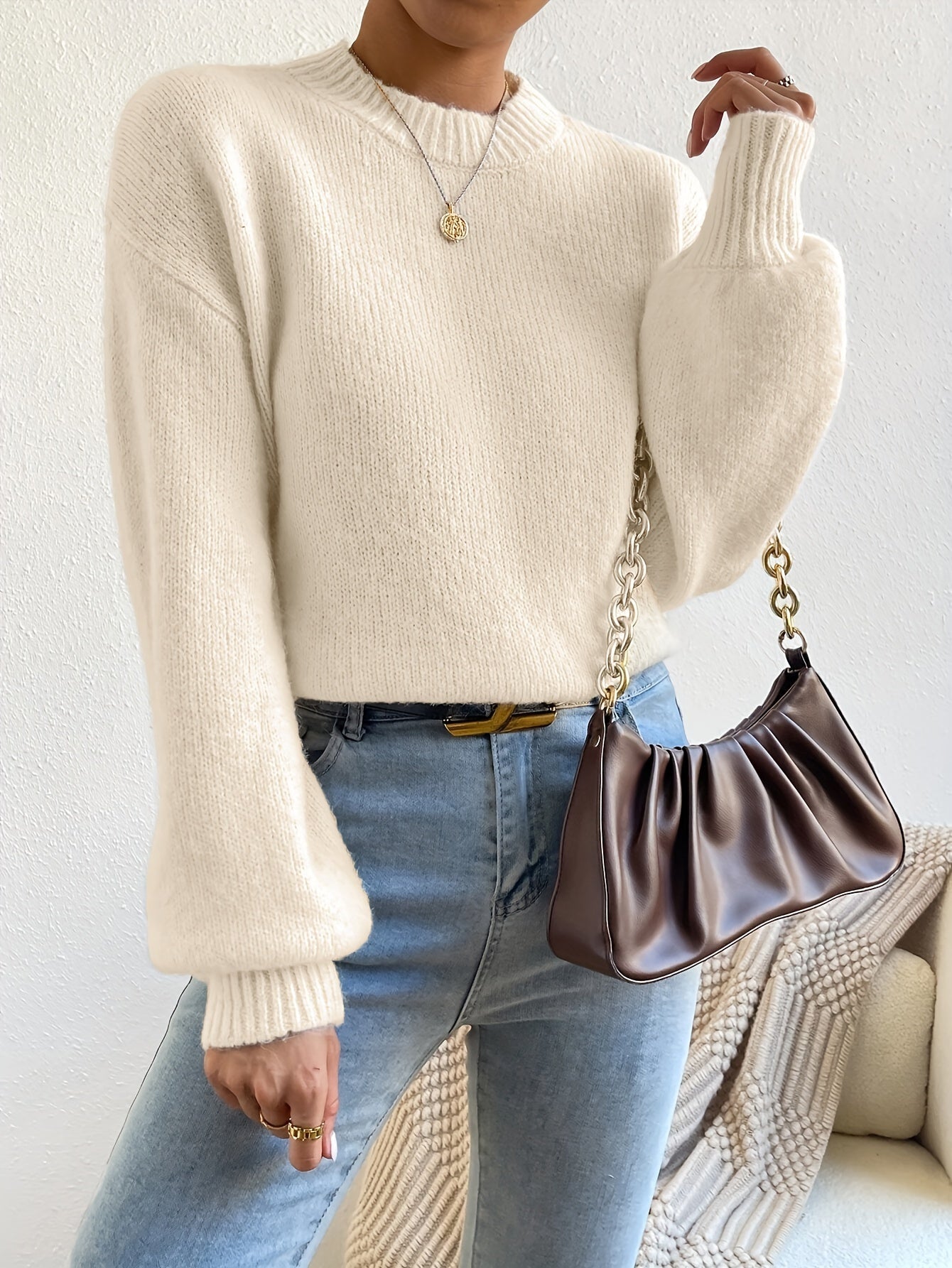 Long Sleeve Knitted Sweater