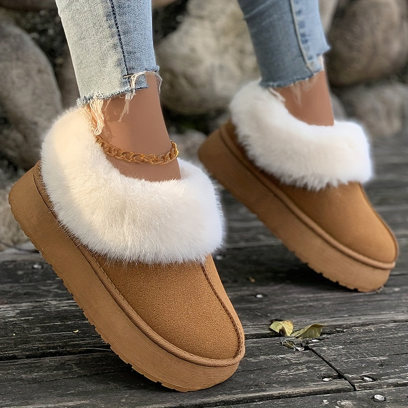 Plush Lined Snow Boots