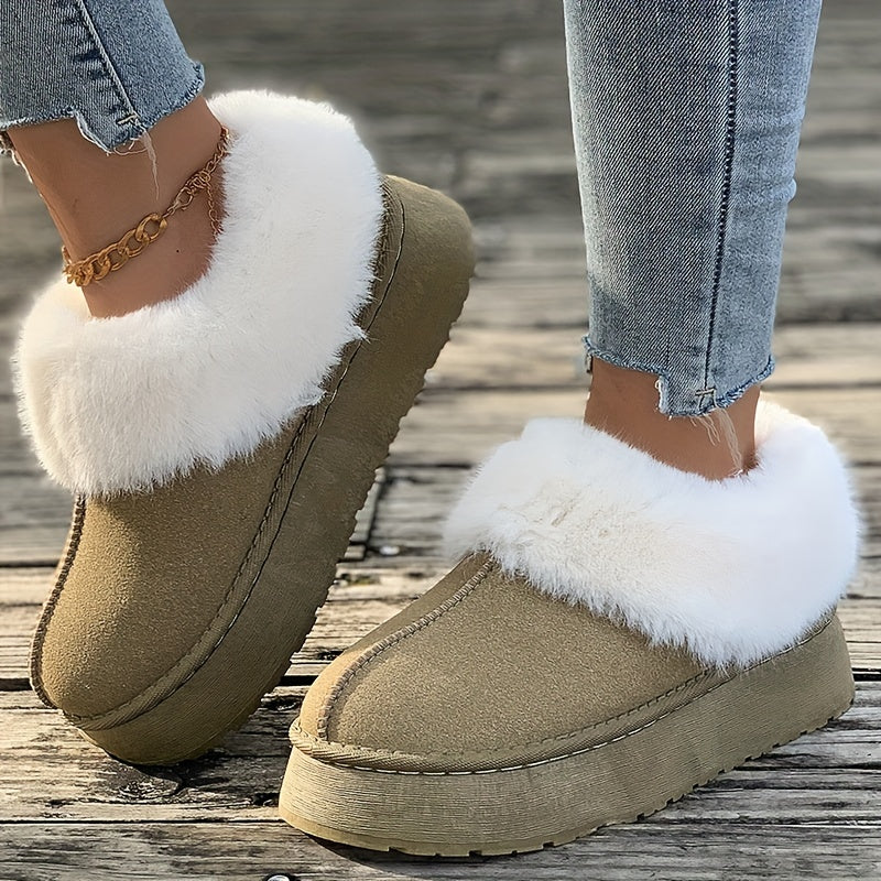 Plush Lined Snow Boots