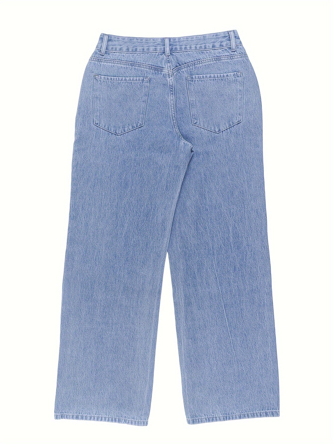 Slash Pocket Low Rise Jeans