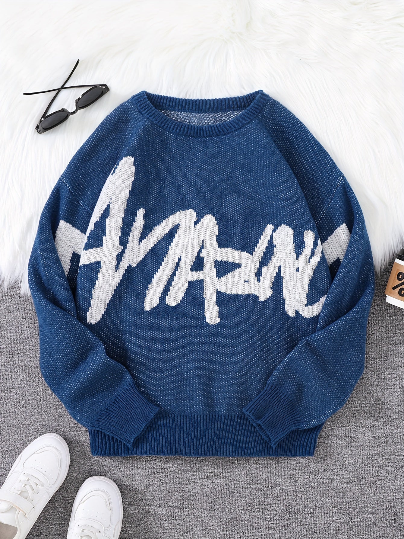 Casual Crew Neck Pullover