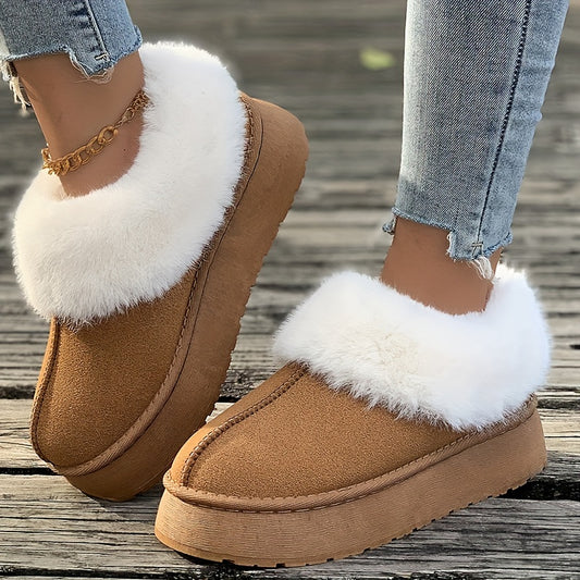 Plush Lined Snow Boots