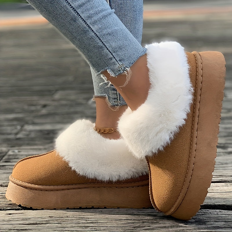 Plush Lined Snow Boots