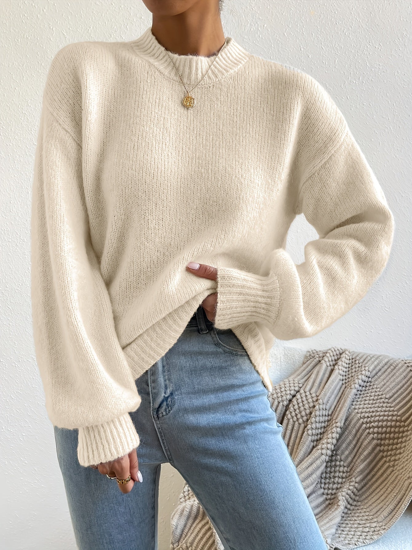 Long Sleeve Knitted Sweater