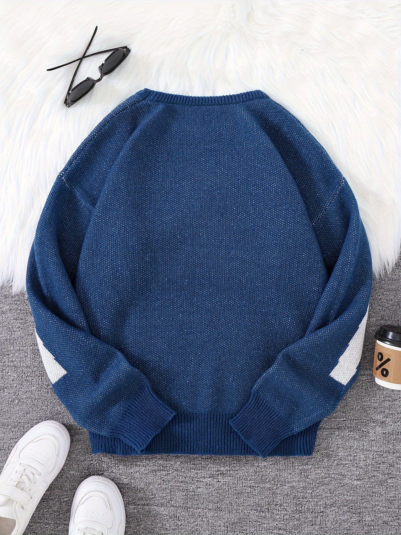 Casual Crew Neck Pullover